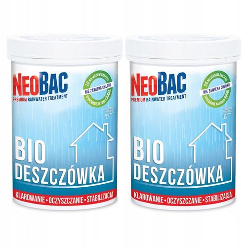 NeoBac Bio Deszczówka Klarowanie Wody 6000 L 1kg | OCZYSZCZANIE na Arena.pl