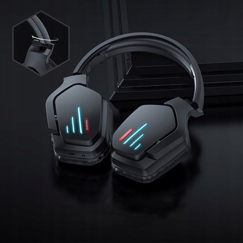 ONIKUMA B60 SŁUCHAWKI BEZPRZEWODOWE GAMINGOWE NAUSZNE MIKROFON BT 5.2 RGB na Arena.pl
