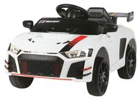 Auto na Akumulator 2 Silniki 45W 2 Aku 6V Ekoskóra Koła Eva Pilot Biały