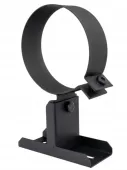 Obejma Kominowa 80 mm Regulowana Uchwyt Ścienny Czarny Mat System Pellet