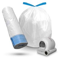 Worki do Kuwety Automatycznej dla Kota GOMEDIA X30 15 szt Białe Mocne Taśma