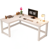 BIURKO NAROŻNE GAMINGOWE KOMPUTEROWE DUŻE NOWOCZESNE BIAŁE SOLIDNE 120 CM