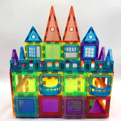 KLOCKI MAGNETYCZNE 3D MAGNETIC EDUKACYJNE DUŻE PANELE KONSTRUKCYJNE na Arena.pl