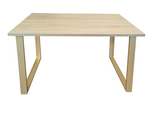 Stół do salonu kuchni 70x120x28 LOFT złoty Dąb Sonoma na Arena.pl