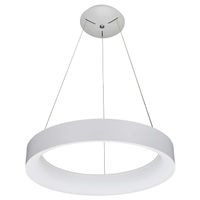 LAMPA wisząca CHIARA 3945-842RP-WH-3 Italux OPRAWA okrągła LED 42W 3000K pierścień ring biała