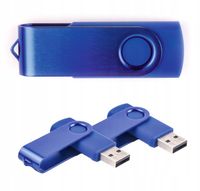 ZESTAW PENDRIVE 16 GB USB 2.0 FLASH DRIVE PAMIĘĆ MemoRabbit 2 szt niebieski