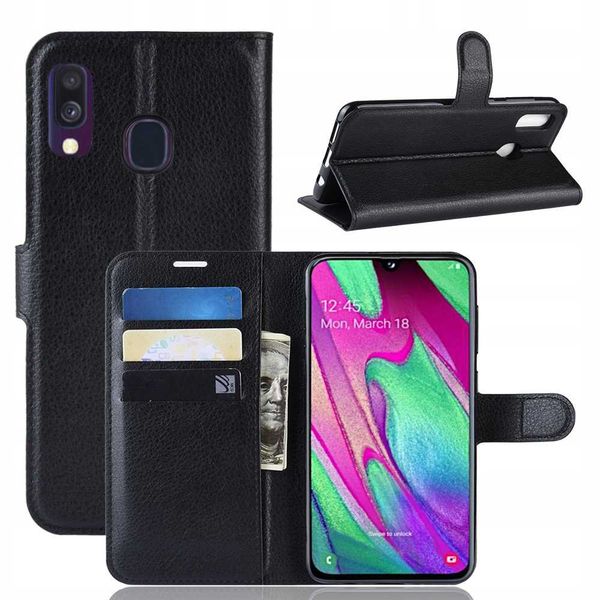 LITCHI Galaxy A40 czarny zdjęcie 1