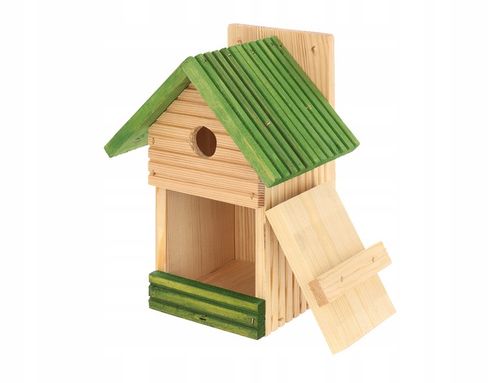 Budka lęgowa dla ptaków sikorek kosa karmnik domek MIX - 4szt na Arena.pl