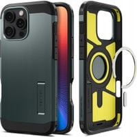 Etui plecki Spigen Tough Armor MagSafe Zielone do Apple iPhone 16 Pro