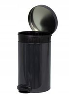 Kosz Na Śmieci 14L Odpady Pojemnik Z Pedałem Stal