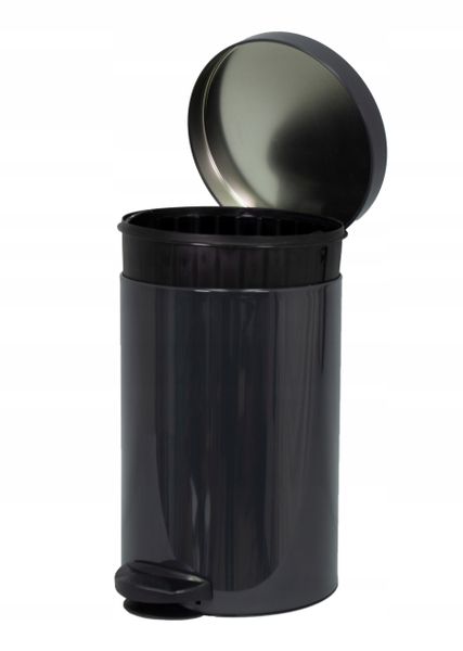 Kosz Na Śmieci 14L Odpady Pojemnik Z Pedałem Stal zdjęcie 1