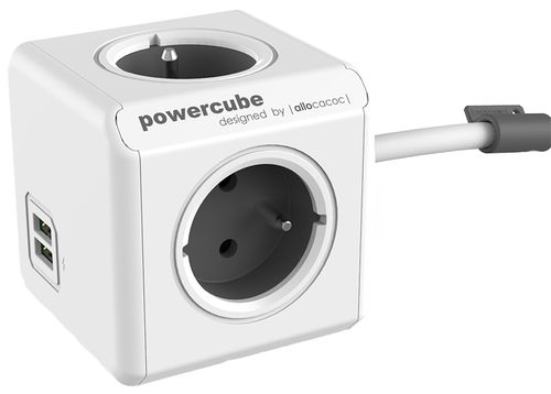 Listwa allocacoc PowerCube 4 gniazda 2xUSB 1,5m na Arena.pl