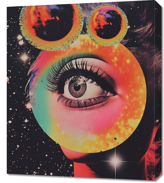 Obraz 60x70cm Oko w Kosmosie zdjęcie 1