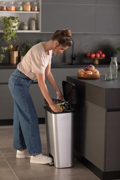 Curver Kosz Na Śmieci Z Pedałem 2x23L Pojemnik zdjęcie 2