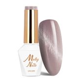 Lakier hybrydowy LED/UV Gel Polish MollyNails Cat Eye Crystal Nr 163 8g