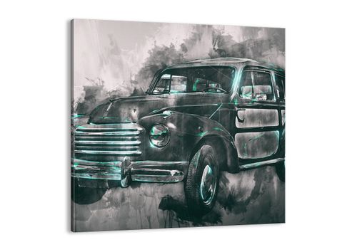 Obraz Na Płótnie - Samochód Retro  - 40X40 Cm - Ac40X40-3834 na Arena.pl