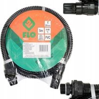 WĄŻ SSĄCY Z ZAWOREM I SITKIEM DO POMP 5m 1'' FLO 79823 HYDROFORÓW Z KOSZEM