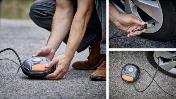 Kompresor POMPKA do opon przenośna OSRAM 12V manometr zdjęcie 3
