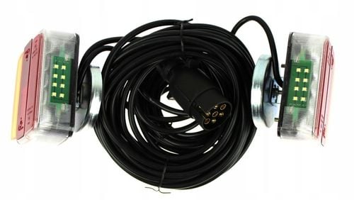 LAMPY TYLNE LED DIODOWE NA MAGNES PRZYCZEPY CE na Arena.pl