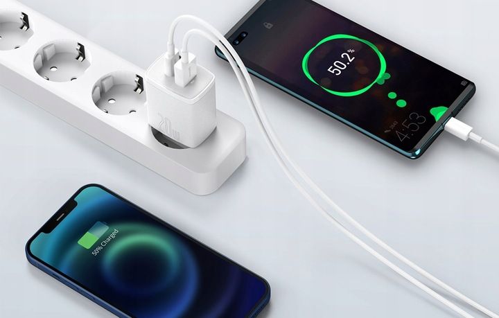 BASEUS ŁADOWARKA SIECIOWA ZASILACZ KOSTKA USB-A USB-C QC 3.0 PD 3.0 5V 3A zdjęcie 8