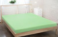 Prześcieradło jersey z gumką 160x200 seledynowy