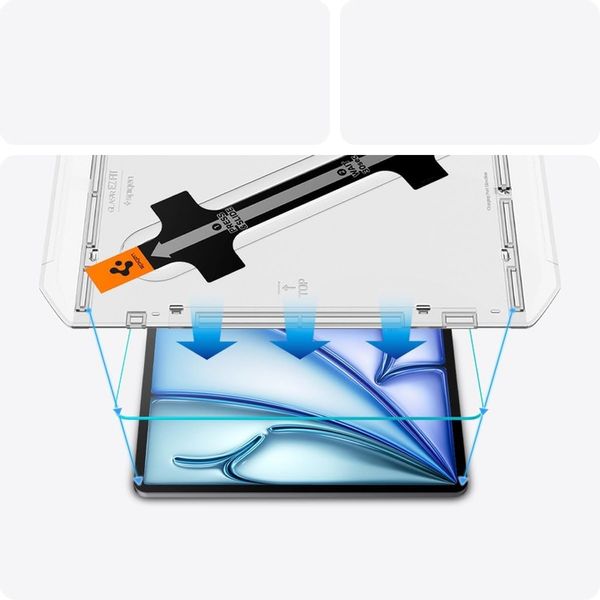 Szkło hartowane Spigen do iPad Air 11" M2 2024, na ekran do etui +aplikator zdjęcie 7
