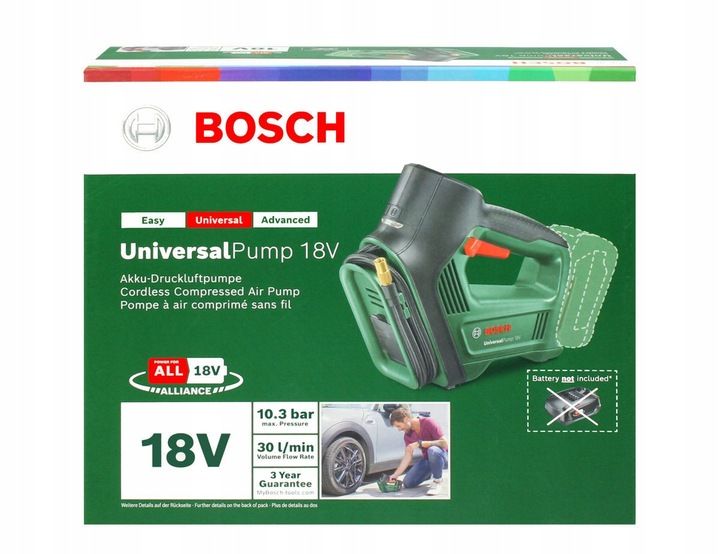 POMPKA KOMPRESOR UNIVERSALPUMP 18V BOSCH korpus zdjęcie 2