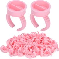 Pierścionek kubeczki na tusz pigment tatuażu makijażu kleju Make Up RING L