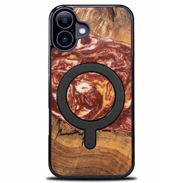 Etui Bewood Unique do iPhone 16 - Planets - Mars z MagSafe zdjęcie 1