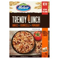 Melvit Premium Trendy Lunch orkisz vermicelli pomidory 400 g (4 saszetki)