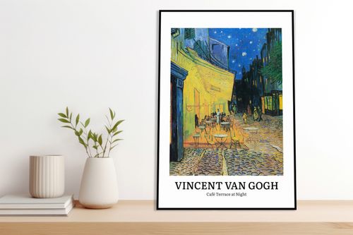 Plakat 13x18cm Design Cafe Terrace, Van Gogh Vintage do Salonu na Arena.pl