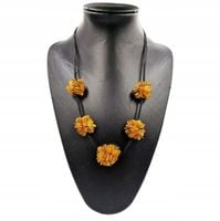 BURSZTYN NATURALNY KORALE NASZYJNIK BIŻUTERIA DAMSKA Z BURSZTYNEM PREZENT