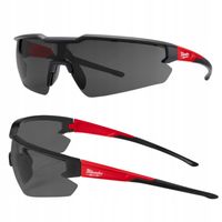 PRZYCIEMNIANE OKULARY OCHRONNE WYTRZYMAŁE CZARNE GOGLE ROBOCZE LEKKIE BHP