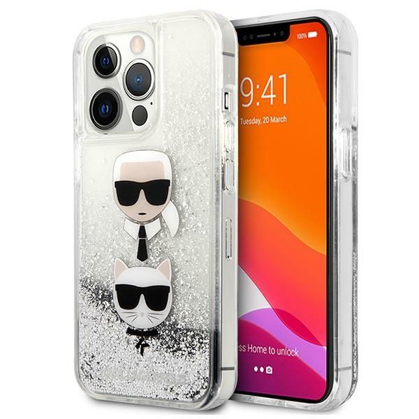 Etui Karl Lagerfeld do iPhone 13 Pro Max, Srebrny zdjęcie 1