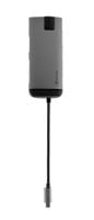 Hub USB Verbatim Multi Port 3x USB 3.0, USB-C 3.1, HDMI 4K, RJ45, SD/micro