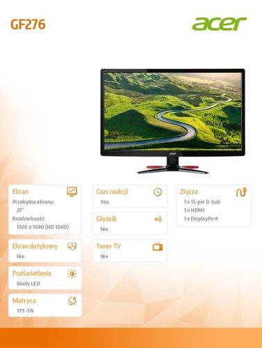 Acer 27'' GF276bipx na Arena.pl