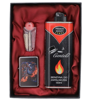 Zestaw Zapalniczka Benzynowa + Knot i Kamienie + Benzyna do Zapalniczek