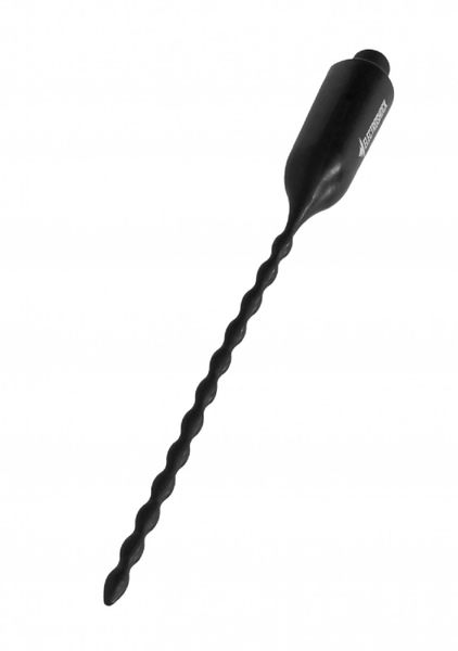 E-Stimulation Vibrating Urethral Sounding Plug - Black zdjęcie 1
