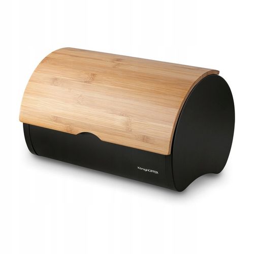 CHLEBAK ZESTAW Z POJEMNIKAMI NOWOCZESNY KAWA CUKIER HERBATA CZARNY na Arena.pl