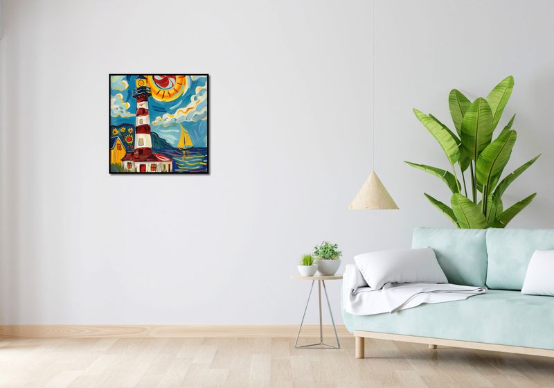 Plakat 60x60cm Żywa Przystań zdjęcie 4