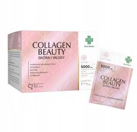 COLLAGEN BEAUTY Skóra i Włosy biotyna witamina C kolagen saszetki 30 szt.