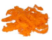 PIÓRA PIÓRKA DEKORACYJNE OZDOBNE13G 6-10CM POMARAŃCZOWE