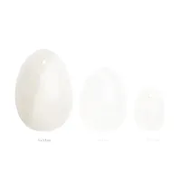 la gemmes yoni egg l clear quartz - kamień szlachetny, rozmiar l