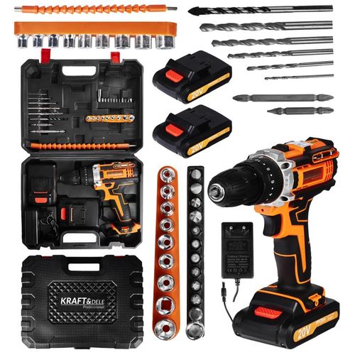 Wkrętarka akumulatorowa z akcesoriami 30NM 2,0Ah LED KD3086 na Arena.pl