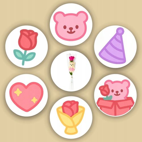 MIŚ Z RÓŻĄ BUKIET UPOMINEK NA PIKU PREZENT DLA NAUCZYCIELKI ZESTAW na Arena.pl