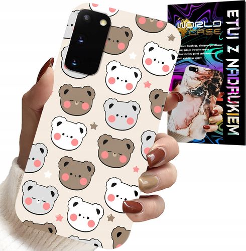 ETUI DO SAMSUNG GALAXY S20 - MIŚ MISIE WZORY DLA NAJMŁODSZYCH + FOLIA na Arena.pl