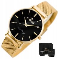 ZEGAREK DAMSKI G. ROSSI RALFIA +BOX +GRAWER złoty bransoletka klasyczny