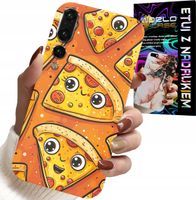 ETUI DO HUAWEI P20 PLUS - SŁODKIE UŚMIECHNIĘTE PIZZE CASE + FOLIA