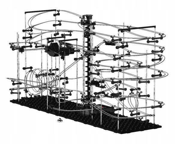 SpaceRail Tor Dla Kulek - Level 5 (32 metry) Kulkowy Rollercoaster zdjęcie 2