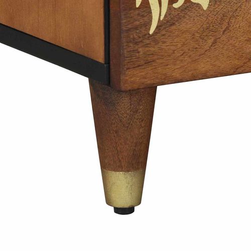 Szafka Nocna z szufladą 2 pcs miodowy brąz 40 x 33 x 46 cm na Arena.pl